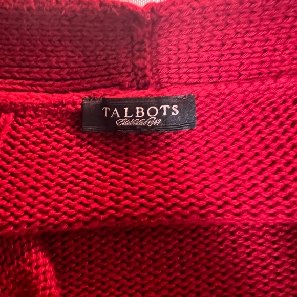 Cardigan, Full-length, Draped Collar L/XL, Talbot’s - Picture 4 of 5